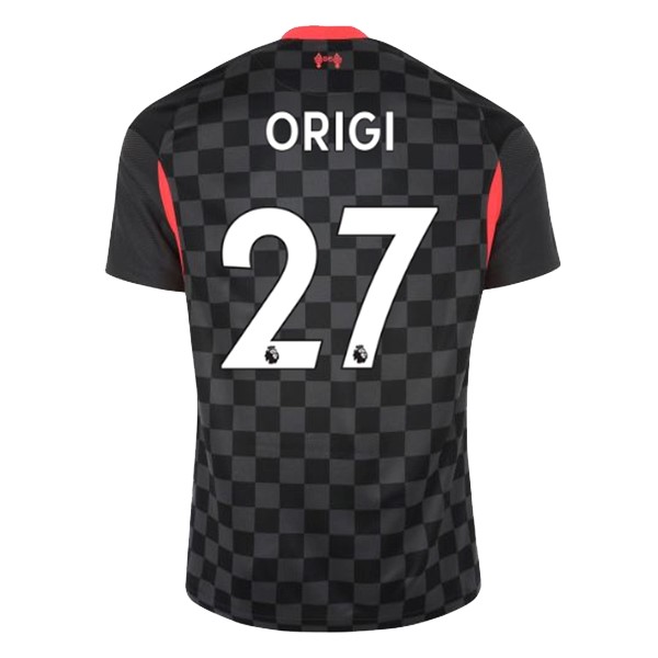 Maglia Liverpool NO.27 Origi Third 20/21 Nero